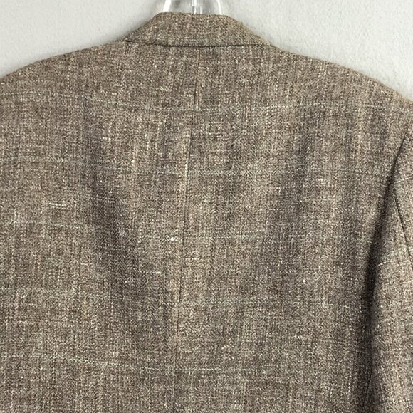 Vintage Golden Eagle Sports Coat Mens 40R Tan Taupe Wool? Classic USA Union Made - Picture 12 of 12